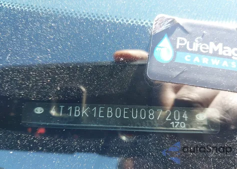 2014 Toyota Avalon Xle z USA, uszkodzony, nr VIN 4T1BK1EB0EU087204